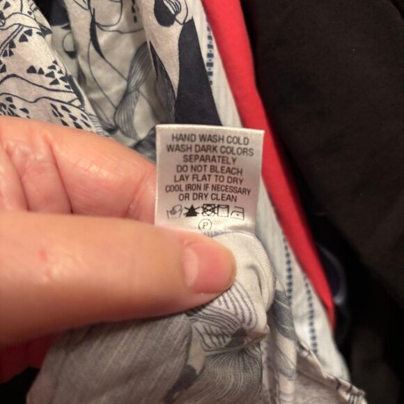 Persifor Maritime Blue Tigerlily Sunna Top Women's Size Large Long Sleeve - Picture 10 of 11